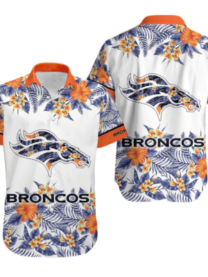 Sport-Team Denver Broncos Special Floral Hawaiian Shirt Summer Aloha Shirt