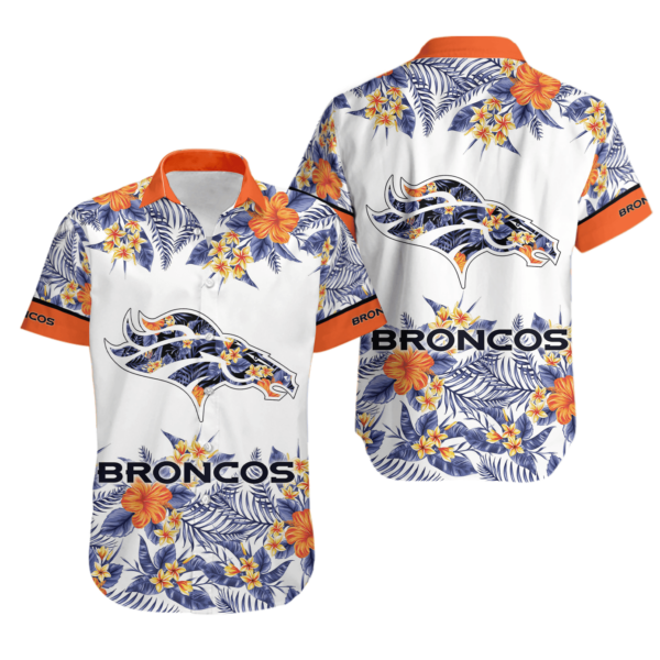 Sport-Team Denver Broncos Special Floral Hawaiian Shirt Summer Aloha Shirt