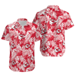 Sport-Team Kansas City Chiefs Tropical Leafs Hawaiian Shirt Summer Aloha Shirt