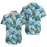 Sport-Team Jacksonville Jaguars Tropical Leafs Hawaiian Shirt Summer Aloha Shirt