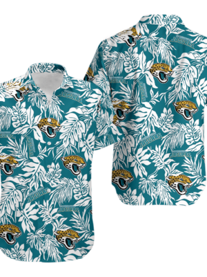 Sport-Team Jacksonville Jaguars Tropical Leafs Hawaiian Shirt Summer Aloha Shirt