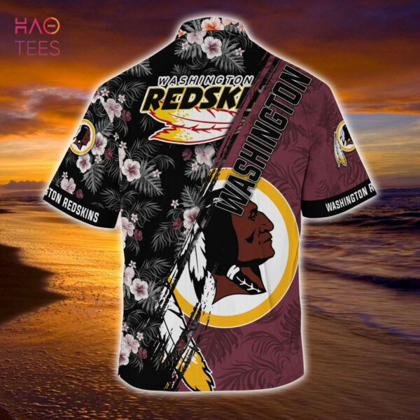 Sport-Team Washington Redskins Mickey And Floral Summer Hawaiian Shirt Summer Aloha Shirt