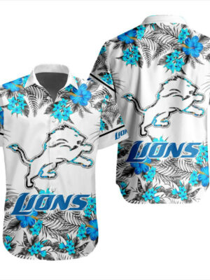 Sport-Team Detroit Lions Special Floral Hawaiian Shirt Summer Aloha Shirt
