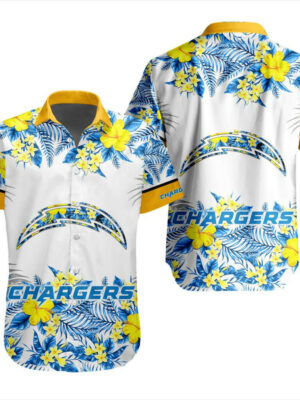 Sport-Team Los Angeles Chargers Special Floral Hawaiian Shirt Summer Aloha Shirt