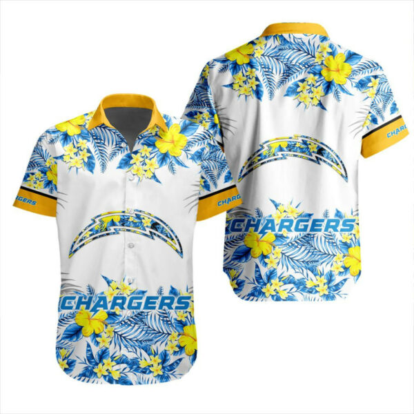 Sport-Team Los Angeles Chargers Special Floral Hawaiian Shirt Summer Aloha Shirt