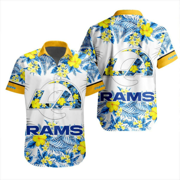 Sport-Team Los Angeles Rams Special Floral Hawaiian Shirt Summer Aloha Shirt