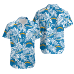 Sport-Team Los Angeles Chargers Tropical Leafs Hawaiian Shirt Summer Aloha Shirt