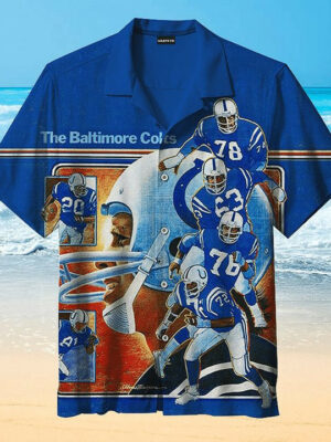 Sport-Team Indianapolis Colts Legends Blue Hawaiian Shirt Summer Aloha Shirt