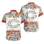 Sport-Team Chicago Bears Special Floral Hawaiian Shirt Summer Aloha Shirt