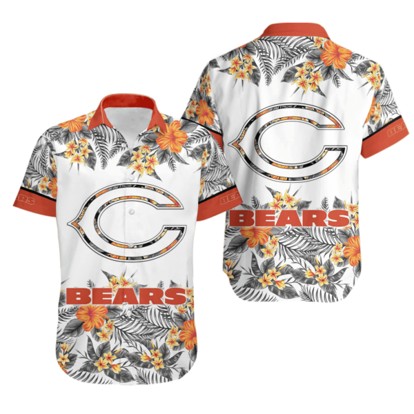 Sport-Team Chicago Bears Special Floral Hawaiian Shirt Summer Aloha Shirt