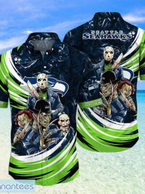 Sport-Team Seattle Seahawks Jason Voorhees Movie Hawaiian Shirt Summer Aloha Shirt