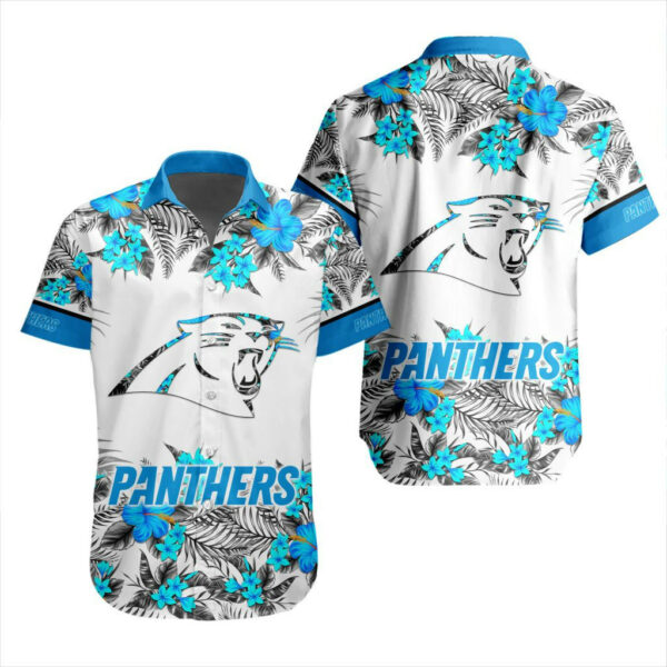 Sport-Team Carolina Panthers Special Floral Hawaiian Shirt Summer Aloha Shirt