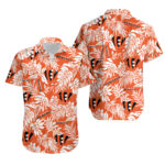 Sport-Team Cincinnati Bengals Tropical Leafs Hawaiian Shirt Summer Aloha Shirt