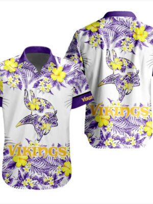 Sport-Team Minnesota Vikings Special Floral Hawaiian Shirt Summer Aloha Shirt