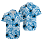Sport-Team Carolina Panthers Tropical Leafs Hawaiian Shirt Summer Aloha Shirt