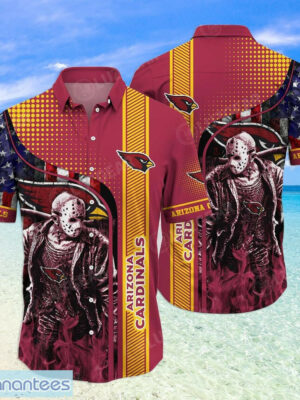 Sport-Team Arizona Cardinals Jason Voorhees Hawaiian Shirt Summer Aloha Shirt