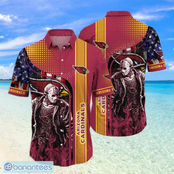 Sport-Team Arizona Cardinals Jason Voorhees Hawaiian Shirt Summer Aloha Shirt