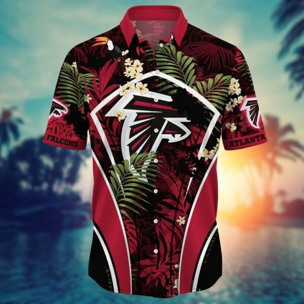 Sport-Team Atlanta Falcons Flower Summer Tropical Hawaiian Shirt Summer Aloha Shirt