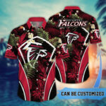 Sport-Team Atlanta Falcons Flower Summer Tropical Hawaiian Shirt Summer Aloha Shirt