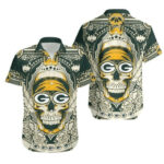 Sport-Team Green Bay Packers Skull Version Hawaiian Shirt Summer Aloha Shirt