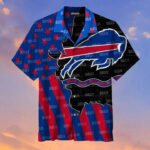 Sport-Team Buffalo Bills Buffalo Across Over Scratch America Hawaiian Shirt Summer Aloha Shirt