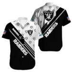 Sport-Team Las Vegas Raiders Black White Hawaiian Shirt Summer Aloha Shirt