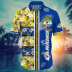 Sport-Team Los Angeles Rams Tropical Beach Summer Hawaiian Shirt Summer Aloha Shirt