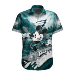 Sport-Team Philadelphia Eagles Mickey Surfing Hawaiian Shirt Summer Aloha Shirt