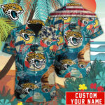 Sport-Team Jacksonville Jaguars Custom Name Special Vintage Style Hawaiian Shirt Sport Team Aloha Shirt