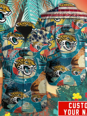 Sport-Team Jacksonville Jaguars Custom Name Special Vintage Style Hawaiian Shirt Sport Team Aloha Shirt