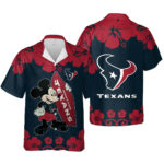 Sport-Team Houston Texans Mickey Hawaiian Shirt Summer Aloha Shirt