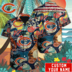 Sport-Team Chicago Bears Custom Name Special Vintage Style Hawaiian Shirt Sport Team Aloha Shirt