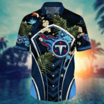 Sport-Team Tennessee Titans Custom Name Flower Summer Tropical Hawaiian Shirt Sport Team Aloha Shirt