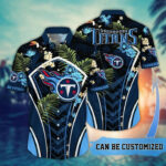 Sport-Team Tennessee Titans Custom Name Flower Summer Tropical Hawaiian Shirt Sport Team Aloha Shirt