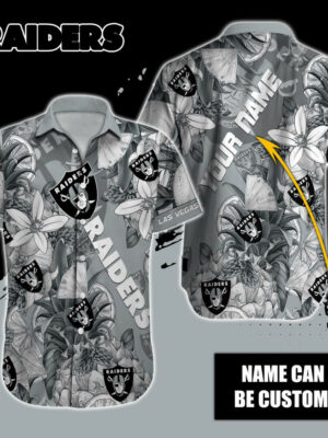 Sport-Team Las Vegas Raiders Custom Name Special Tropical Fruit Hawaiian Shirt Sport Team Aloha Shirt