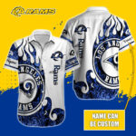 Sport-Team Los Angeles Rams Custom Name Realtree Hunting Hawaiian Shirt Sport Team Aloha Shirt