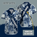Sport-Team Dallas Cowboys Custom Name Special Tropical Fruit Hawaiian Shirt Sport Team Aloha Shirt