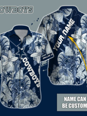 Sport-Team Dallas Cowboys Custom Name Special Tropical Fruit Hawaiian Shirt Sport Team Aloha Shirt