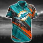 Sport-Team Miami Dolphins The Simpsons Aqua Hawaiian Shirt Summer Aloha Shirt
