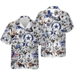 Sport-Team Dallas Cowboys Legends Hawaiian Shirt Summer Aloha Shirt