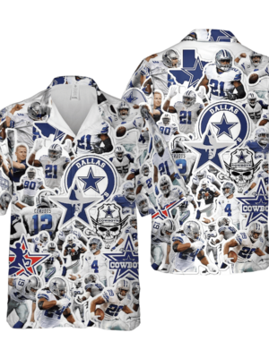Sport-Team Dallas Cowboys Legends Hawaiian Shirt Summer Aloha Shirt