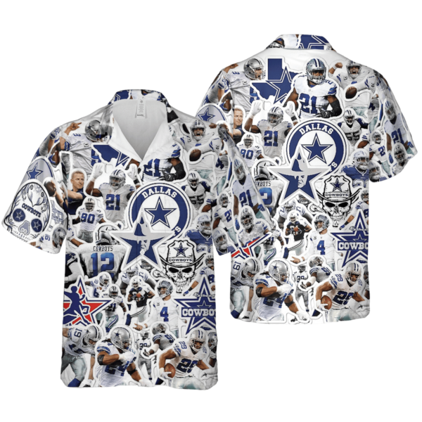 Sport-Team Dallas Cowboys Legends Hawaiian Shirt Summer Aloha Shirt