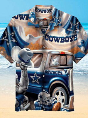 Sport-Team Dallas Cowboys Free Style Hawaiian Shirt Summer Aloha Shirt