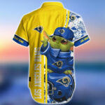 Sport-Team Los Angeles Rams Baby Yoda Style Hot Trends Summber Hawaiian Shirt V2 Summer Aloha Shirt