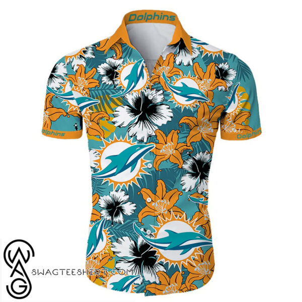 Sport-Team Miami Dolphins Hawaiian Shirt V3 Summer Aloha Shirt