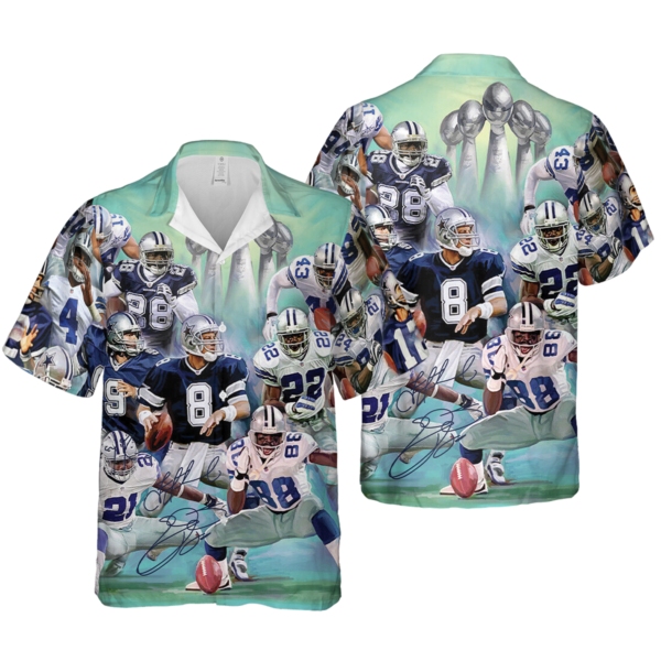 Sport-Team Dallas Cowboys Legends Hawaiian Shirt V2 Summer Aloha Shirt