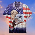 Sport-Team Dallas Cowboys American Flag Hawaiian Shirt Summer Aloha Shirt