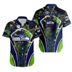 Sport-Team Seattle Seahawks Flower Summer Tropical Hawaiian Shirt Sport Team Aloha Shirt