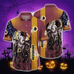 Sport-Team Washington Redskins Steel Mask Halloween Hawaiian Shirt Summer Aloha Shirt