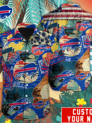 Sport-Team Buffalo Bills Custom Name Special Vintage Hawaiian Shirt Sport Team Aloha Shirt